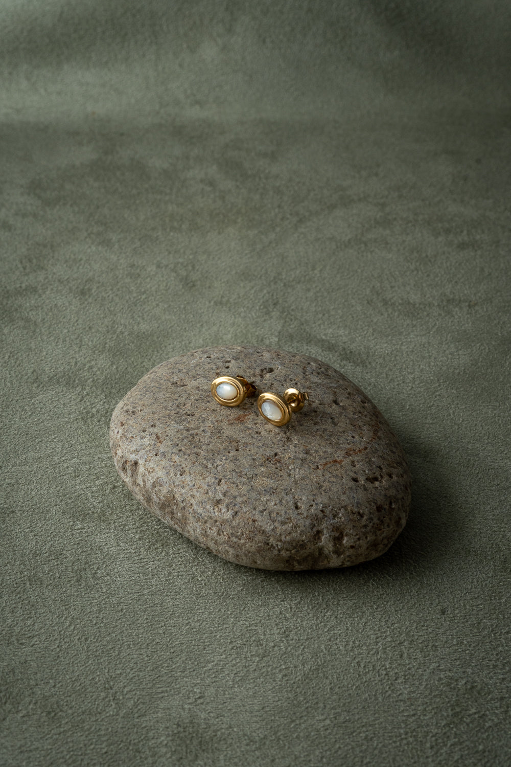 Mother of Pearl Stud Earrings