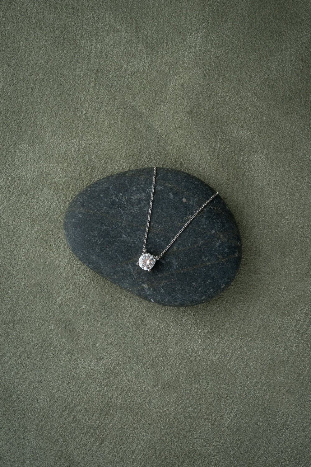 1.5ctw Moissanite Sliver Necklace