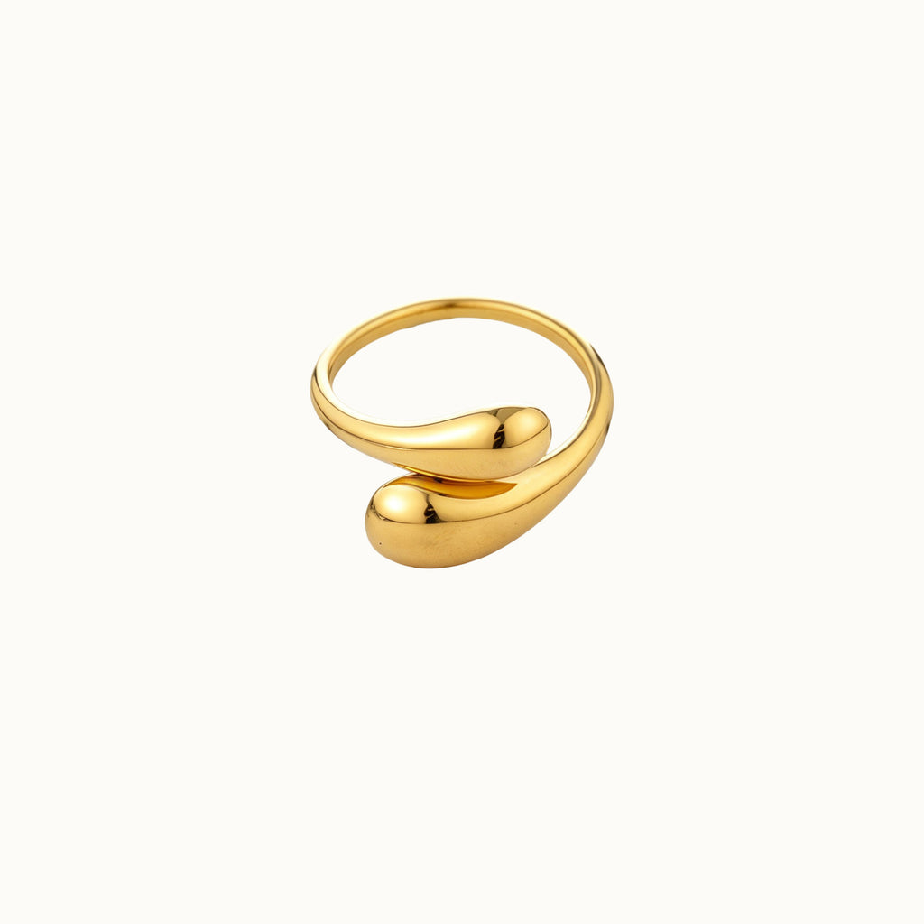 Gold Organic Open Ring