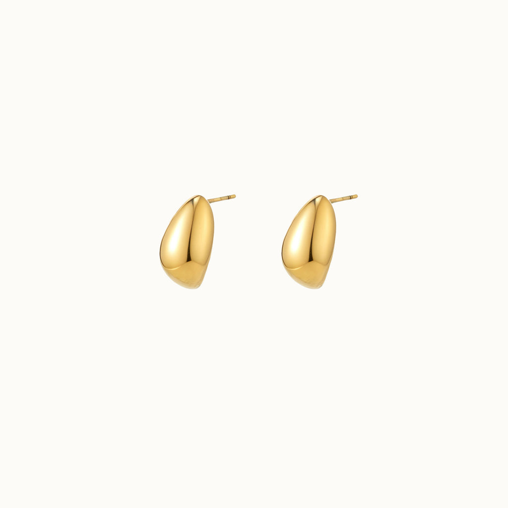 Gold Minimalist Stud Earrings