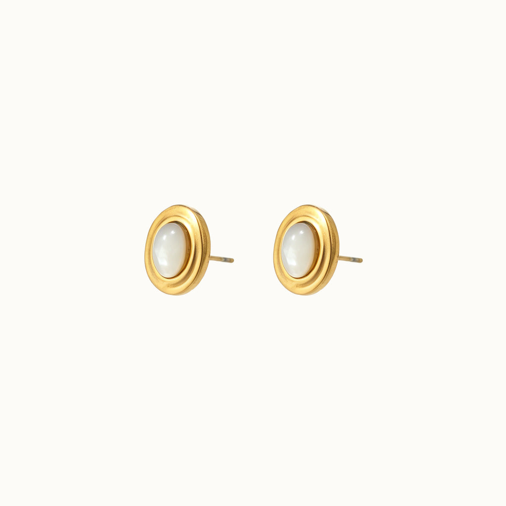 Mother of Pearl Stud Earrings