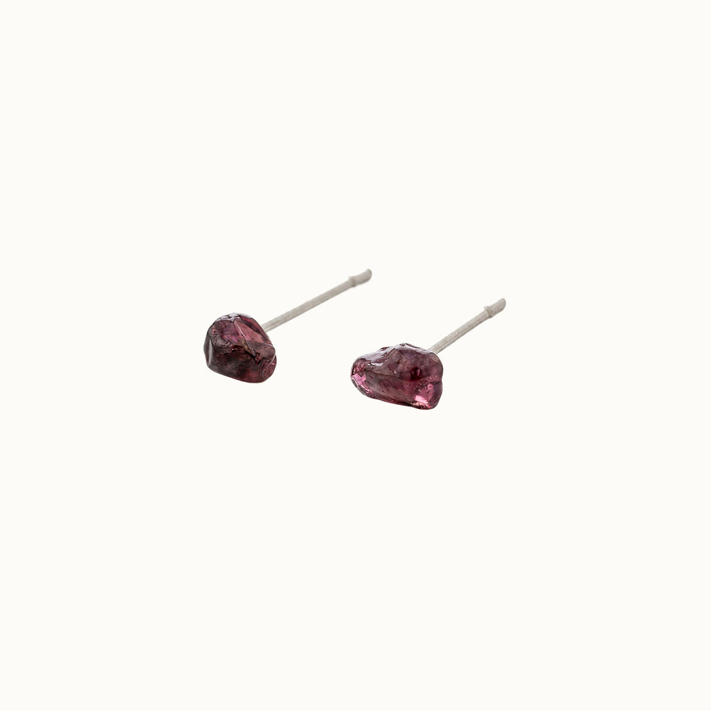 Garnet Stud Earrings