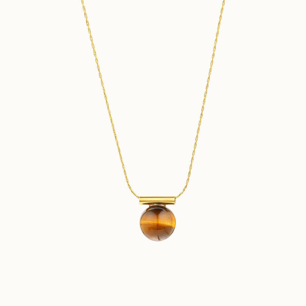 Tiger Eye Bar Nacklace