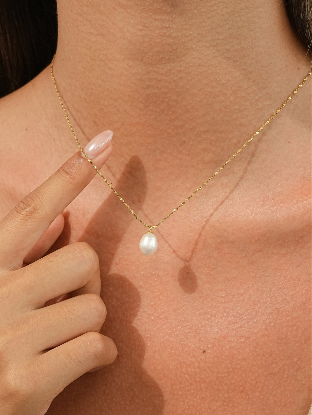 Freshwater Pearl Drop Necklace