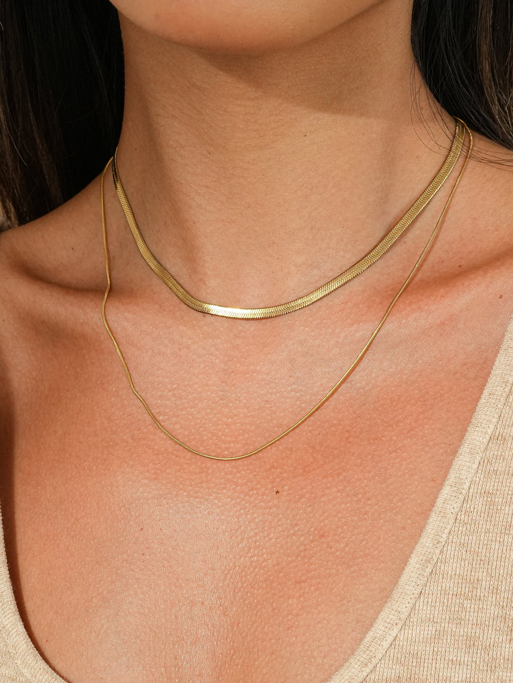 Gold Delicate Chain Necklace