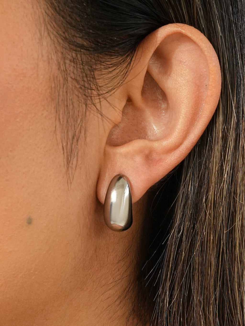 Silver Minimalist Stud Earrings