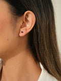 Garnet Stud Earrings
